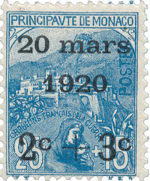 Monaco 1920 - YT 35 - Ubrugt