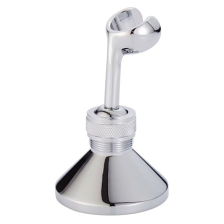 Seinään kiinnitettävä suihkuteline 360° kääntyvälle suihkupäälle käsisuihkulle tai suihkupäälle