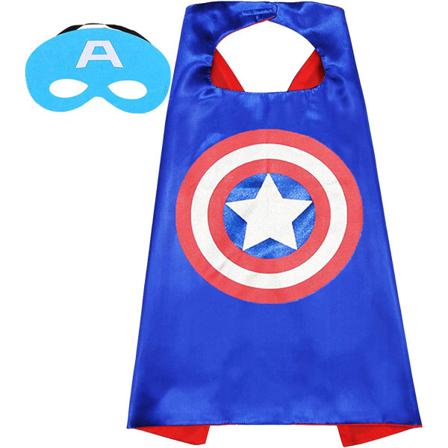 Kids Superhero Capes Halloween Kostymer Och Klä Upp - 4-12 Ye