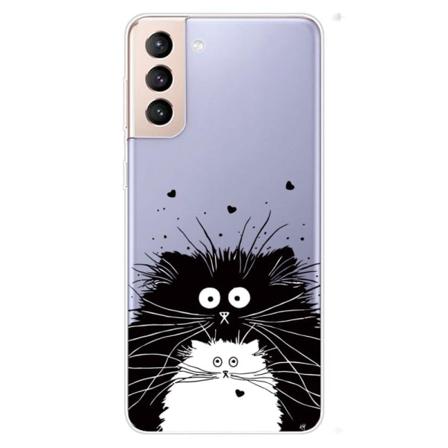 Deco Samsung Galaxy S22 skal - Två Katter Svart