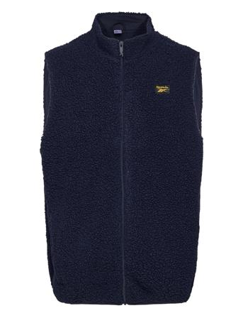 Cl Cord Sherpa Vest Väst Navy Reebok Classics