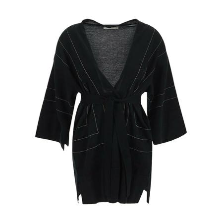 Fabiana Filippi Rhinestones Cardigan Sort, Dame Cardigans