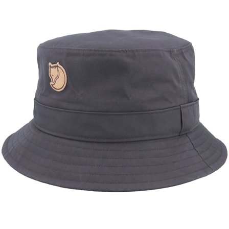Fjällräven - Blå bucket Hat - Kiruna Hat Dark Grey Bucket @ Hatstore