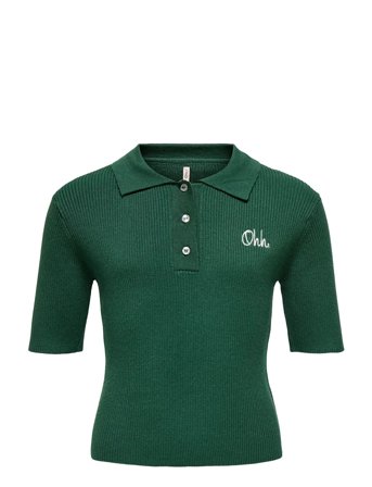 Kids Only Kognatascha Ss Polo Shirt Knt - Green - 158-164