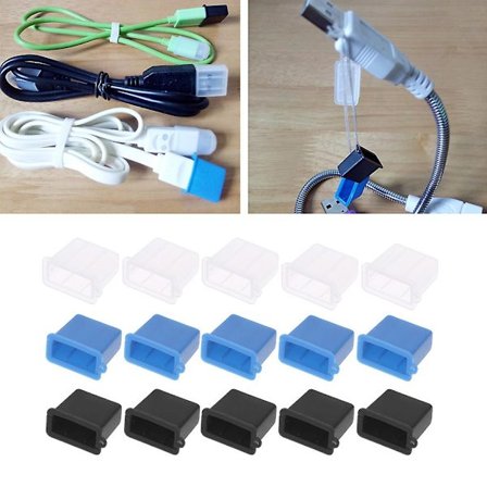 5st/ set USB Anti-damm Plugg Stopper Typ A Hane Cap Cover Protector