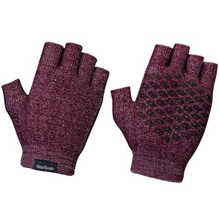 GripGrab Freedom Knitted Cycling Gloves Men workout gloves Purple XL/XXL