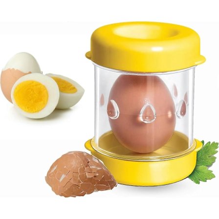 Æggeskræller til hårdkogte æg, Hurtig manuel æggeskræller, Æggeskalsseparator, Hurtig og nem fjernelse af æggeskaller