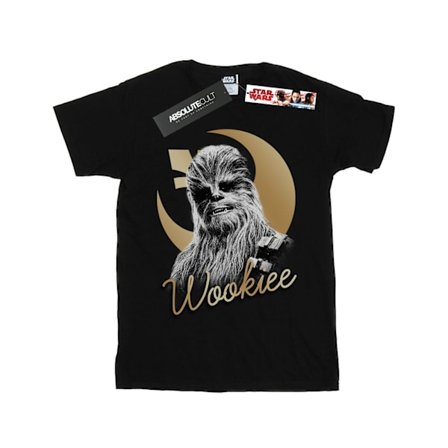 Star Wars Boys The Last Jedi Gold Chewbacca T-shirt 9-11 år