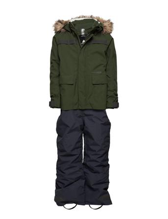 Maneten Kids Coveral Green Didriksons