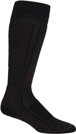 Icebreaker - Ski+ Medium OTC sukka - Jet Heather/Espresso/Black - Miesten