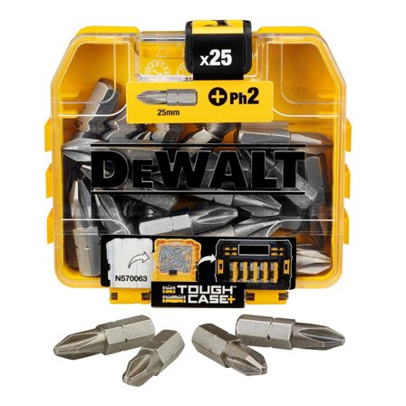 Dewalt DT71522-QZ Bitssett PH 2, 25 mm, 25-pakning, Maskintilbehør & forbruk