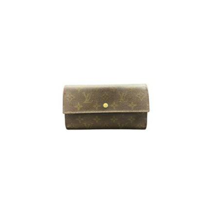 Louis Vuitton Vintage, Pre-owned International Wallet in Monogram Canvas Bruin, Dames, Maat:ONE Size