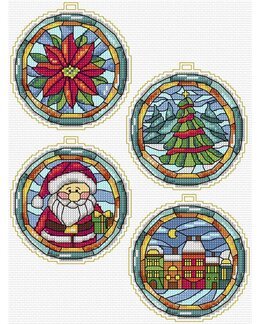 Broderikit Bogmærker juletid 4-pak - Orchidea