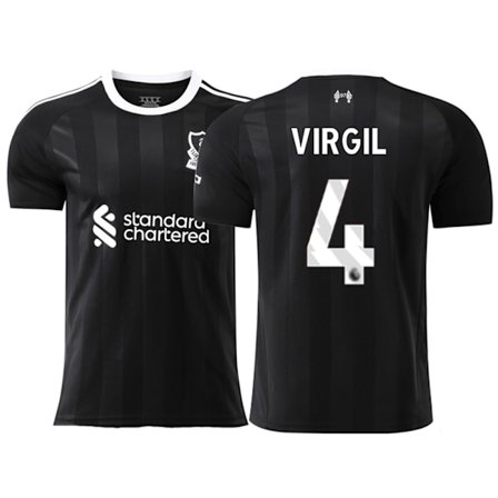 25-26 Liverpool F.C. Målmand NO.4 VIRGIL Træningsfodbold T-shirt S-2XL