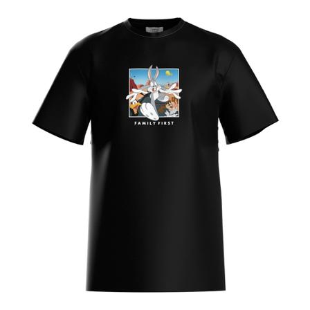 Family First T-Shirts , Zwart , Heren , Maat: XL