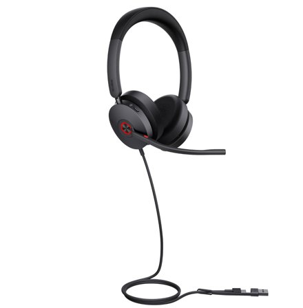 YEALINK Headset UH48 Dual Teams USB-C/A - Lyreco - Kontorsmaskiner - Headset och telefoner - Headset - Trådlösa