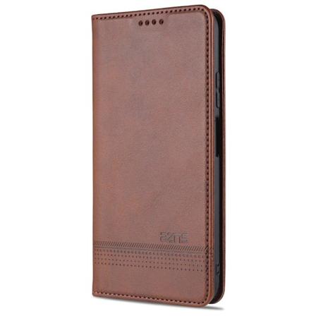 Genomtänkt Plånboksfodral Azns - Xiaomi Mi 10t Pro Mörkbrun