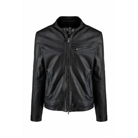 BomBoogie Leather Jacka svart, Herr, Herr, Storlek: M