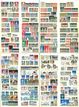 Norge - Samling i 1 indstiksbog - Postfrisk