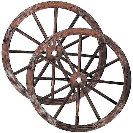 /NN/st vogn hjul dekor tre vogn hjul veggdekor vintage vogn hjul tre dekor for bar garasje