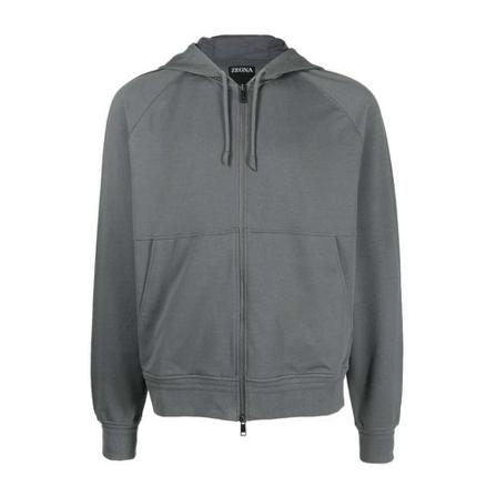 Ermenegildo Zegna, Zip-throughs Grijs, Heren, Maat:L
