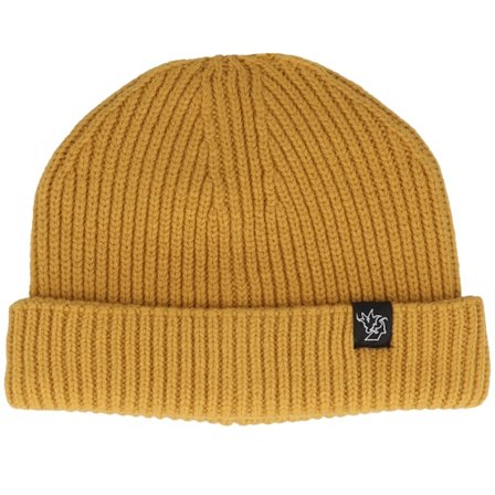 Appertiff - Giallo cuff Beanie - Recycled Harbour Mustard Cuff @ Hatstore
