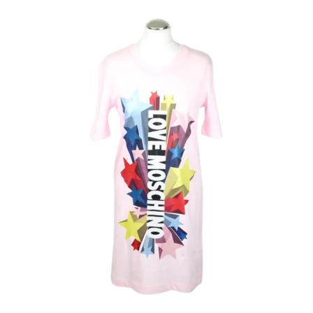 Moschino Pre-Owned Pre-owned Bomuld kjoler Pink, Dame