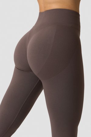 Smooth Seamless Tights Dusty Brown