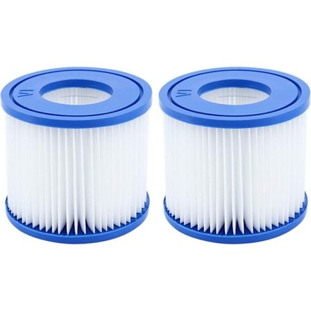 Set med 2 Bestway-erstatningsfilter VI-filter for Lay-Z-Spa Miami, Vegas, Monaco -