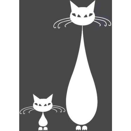 Väggdekor - Katt Konst