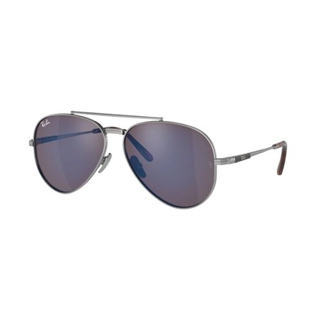 Ray-Ban Aviator Titanium - Solbriller - Sølv - RB8225 3139O4 6214