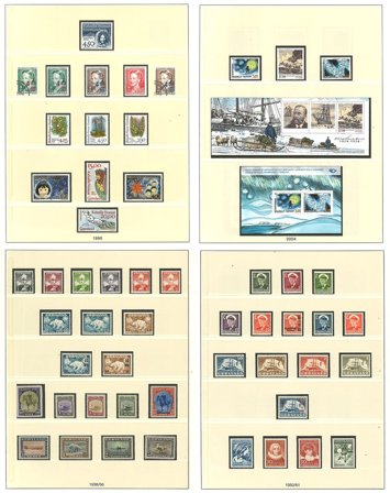 Grønland til 2004 - Samling i 2 fortryksalbum - Postfrisk