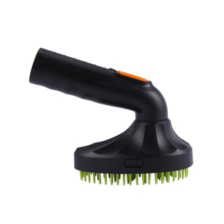 Pet Grooming Brush Løst Hvalpehår Katte- og Hundehår Støvsugermundstykke Rengøringsdyse Sort + Grøn(Sort Grøn)
