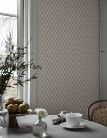 Duro Tapet, Selma 537-03 Flora, L, Puderrosa, Färg & tapeter