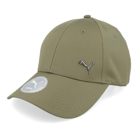 Puma - Essential Metal Puma Cat Bb Cap Green Adjustable Adjustable Green Cap - @ Hatstore