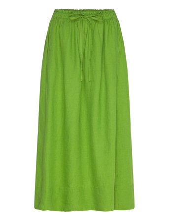 Selected | Slflinna Mw Midi Linen Skirt B | 42