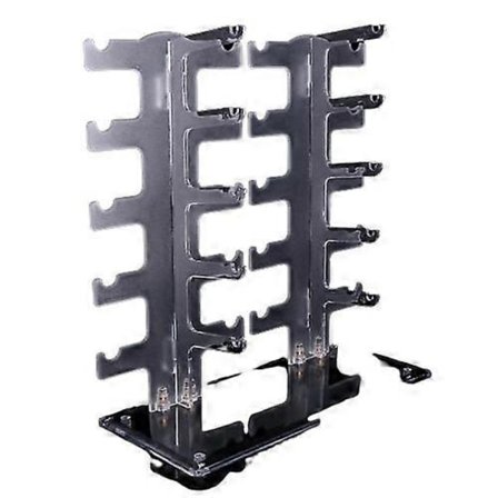 Solbrilleskab med to rækker til 10 par briller - Displaystativ i gennemsigtig