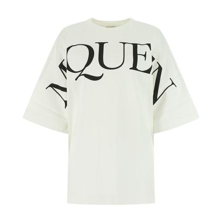 Alexander McQueen, T-Shirts Beige, Dames, Maat:XS