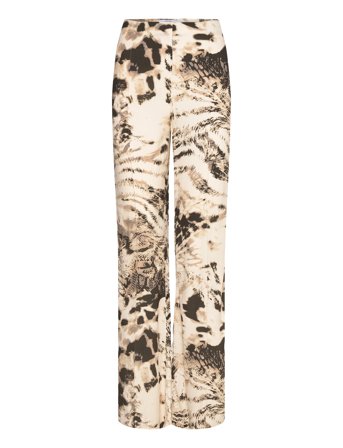 Mango | Fluid Animal- Print Trousers | 40