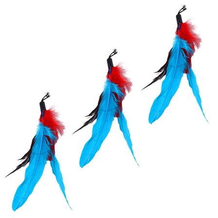 Katteorm Teaser Refills Legetøj Kat Vinkel Blå KLB