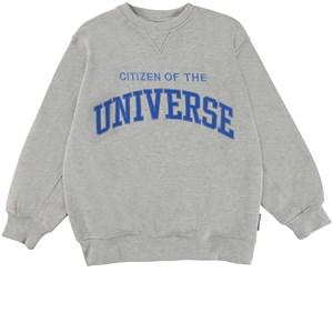 Molo Gray Melange Magni GOTS Sweatshirt 116 cm - Jumpers and knitwear - 116 cm - Grey