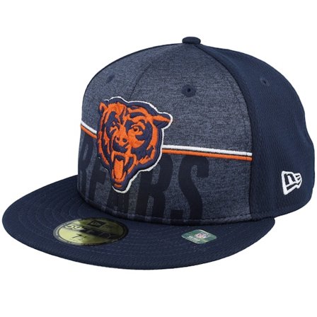 New Era - NFL Ble fitted Czapka Z Daszkiem - Chicago Bears 59FIFTY NFL Training 23 Navy Fitted @ Hatstore