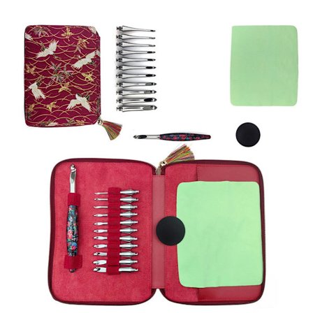 Utbytbar virknål i aluminium med 12 utbytbara spetsar 3,0 mm-9,0 mm