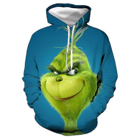 Anime 3D Digital Print The Grinch The Grinch Mænds Og Kvinders Trøje Hættetrøje Forår Og Efterår