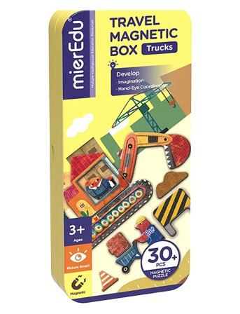 mierEdu | Magnetic Travel Box - Construction Site | ONE SIZE