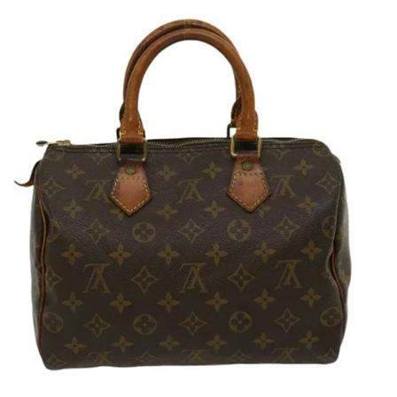 Louis Vuitton Vintage, Pre-owned Speedy 25 Monogram Handbag Bruin, Dames, Maat:ONE Size
