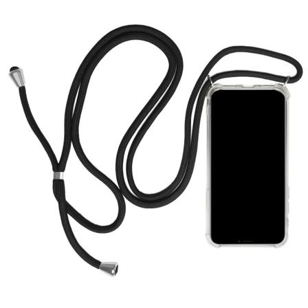 Skal Med Halsrem För Samsung Galaxy S9 Telefon Silikon Textil Mo Svart