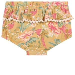 Kids - Louise Misha Soft Honey Parrots Calakmul Bloomers 9 Months - Underwear - 9 months - Yellow