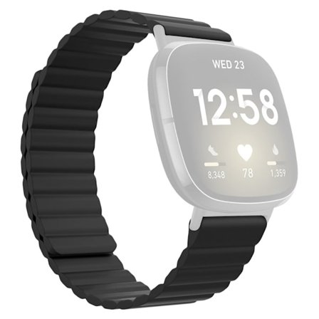 Fitbit Sense / Versa 3 klockarmband i silikon - Svart