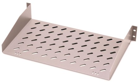 Eurolan 60A-02-30-08GY Hylleplate 485 x 44 mm, lysegrå Dybde: 300 mm, Datamaskin & surfing